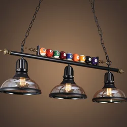 Creative Pool Table pendant light Loft Decorate Kitchen Restaurant Bar Cafe farmhouse lighting Indoor home lustre suspension