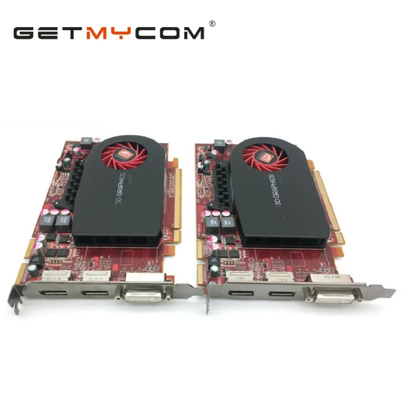 

Getmycom High Quality video Card for ATI FirePro V4800 1G desktop graphics card for Medical Accessories/CAD Design/3D Rendering