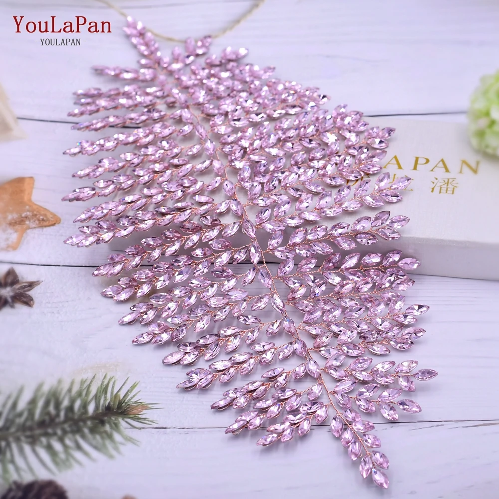 YouLaPan HP238 Wedding Hair Accessories Rhinestone Bridal Headband Elegant Women Tiara and Crown Girls Gifts Headdress for Party
