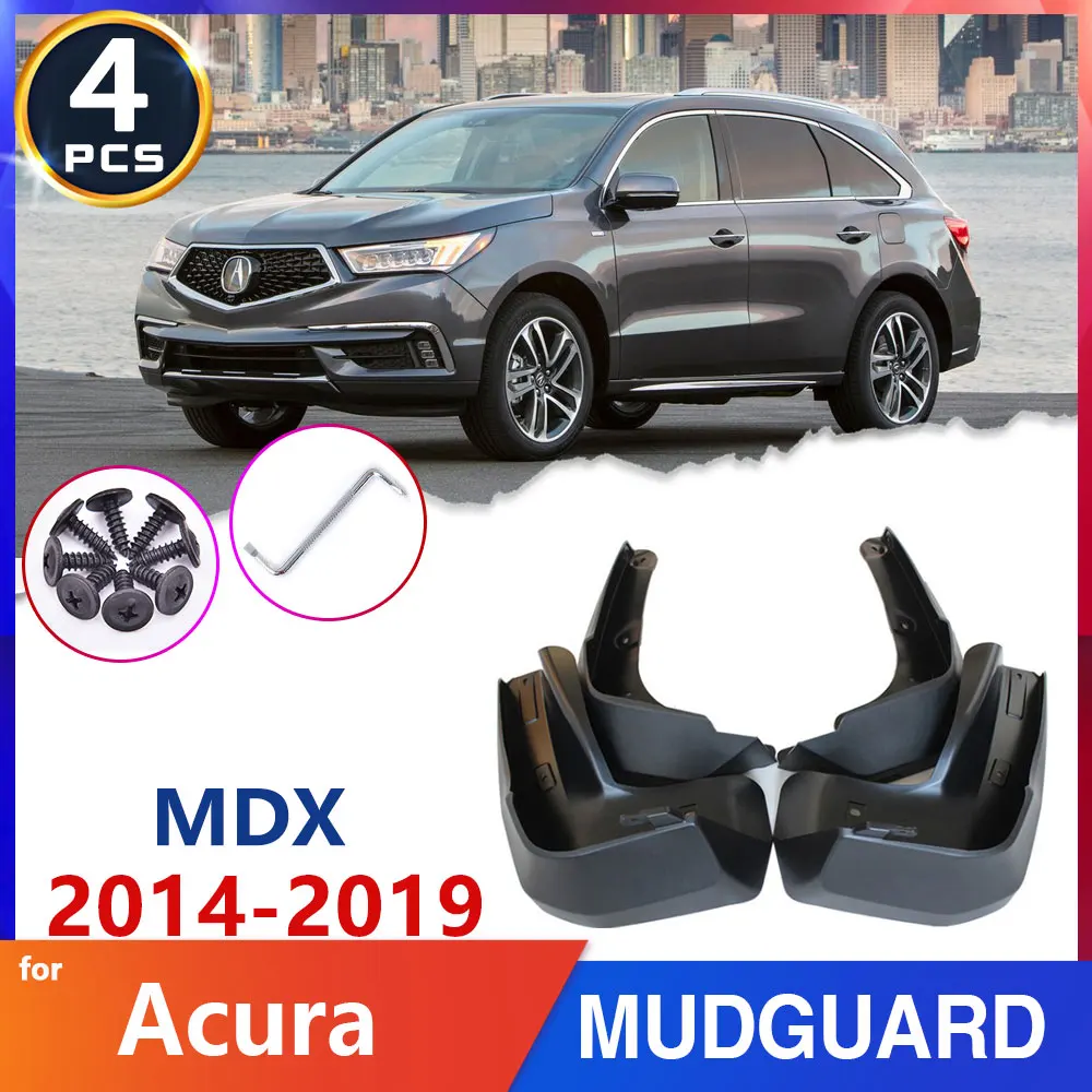 

Автомобильные брызговики для Acura MDX YD3 2014 ~ 2019 2015 2016 2017 2018 защитные брызговики, брызговики, наклейки с автотоваром