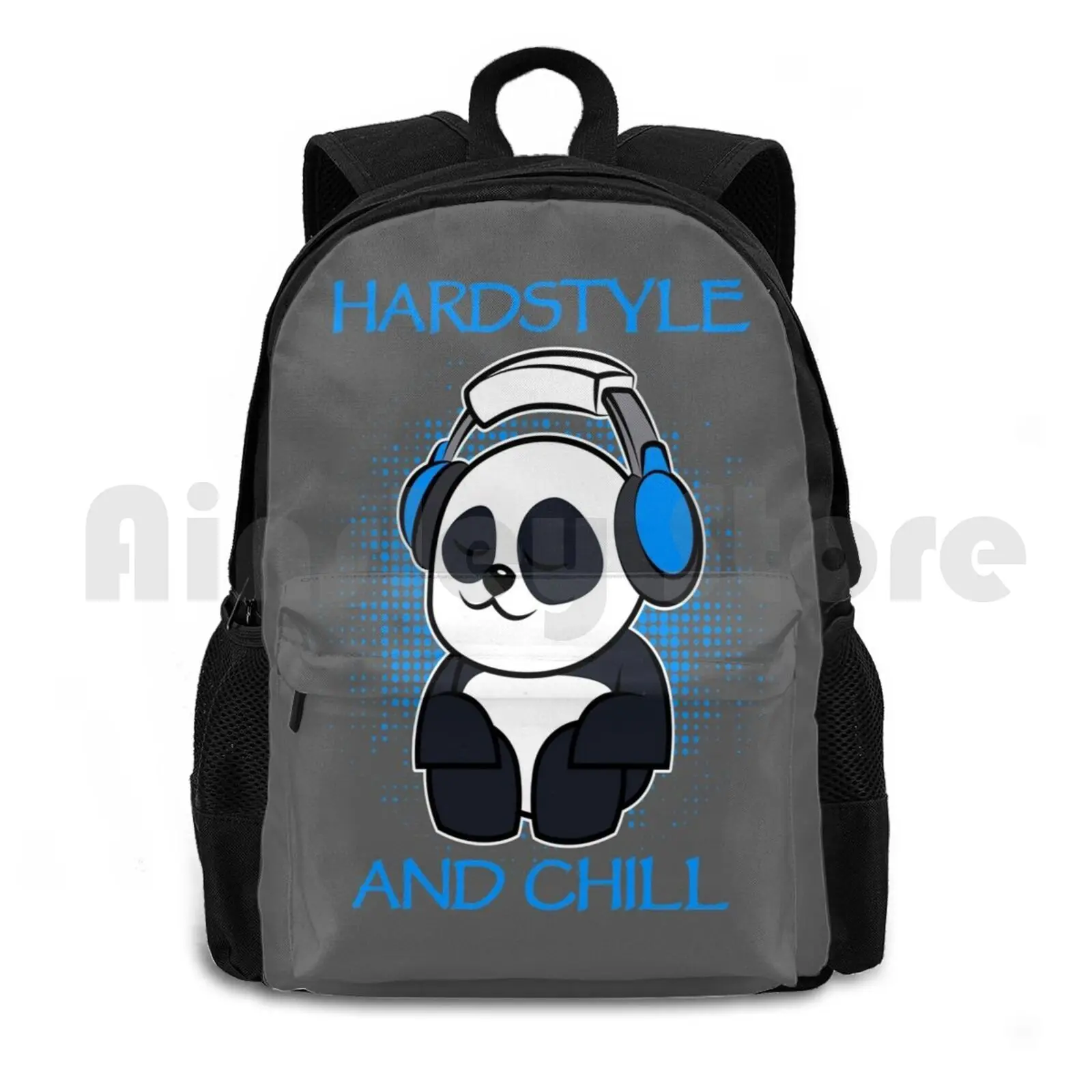 

Hardstyle Panda Outdoor Hiking Backpack Waterproof Camping Travel Hardstyle Panda Music Panda Bear Hardstyle And Chill Concert