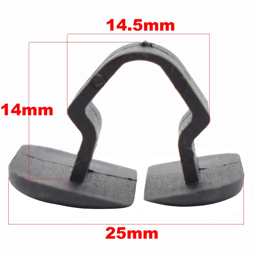 10x 1H5863849A01C Plastic Hood Bonnet Insulation Clip Rivet Retainer For VW Polo Tiguan Passat B5 B6 SEAT Leon 2 Skoda Octavia 2