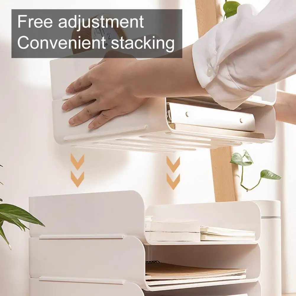 Тонкая работа, 2 цвета, Штабелируемый органайзер для бумаги A4 для офиса