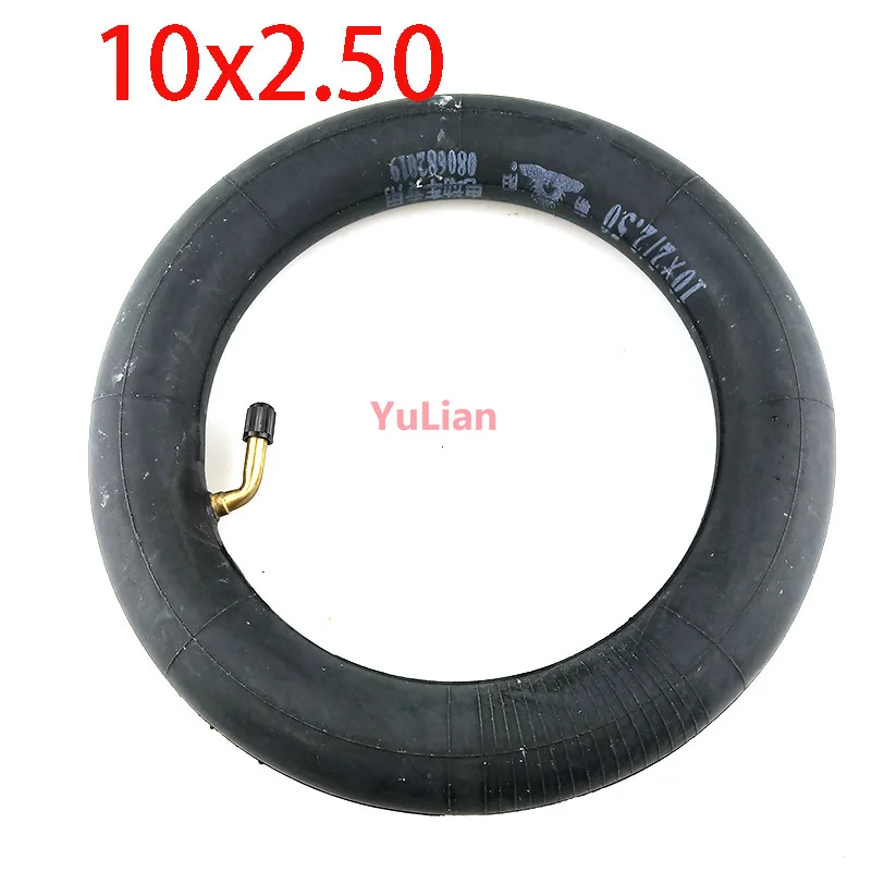 10x2.50 Inner Tube with a Bent Valve fits Gas Electric Scooters Electric Scofor Dirt Pit Bike 10*2.5 10x2.5