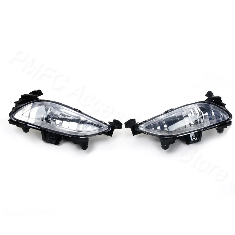 R-AUTO For Hyundai Sonata 2011 2012 2013 Front Bumper Fog Light Fog Lamp Assembly With Bulb 92201-3Q000 92202-3Q000 Foglamp