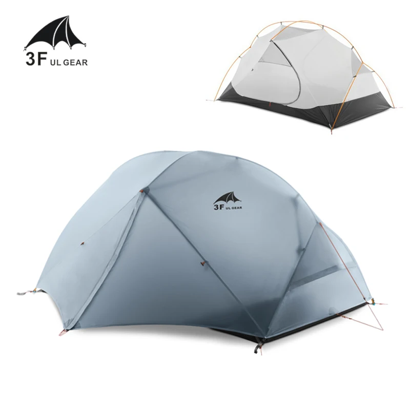3F UL GEAR Tent 15D Silicone Ultralight Travel Tent Double Layer 2