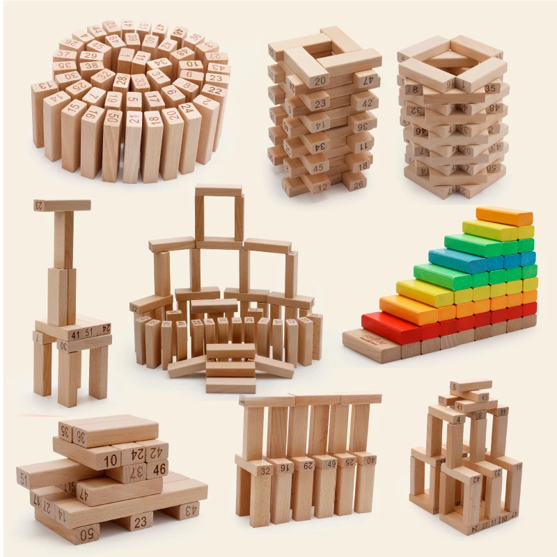 Children's puzzle layer cascading high pumping building blocks tower parent-child board game stacking toys toys adult