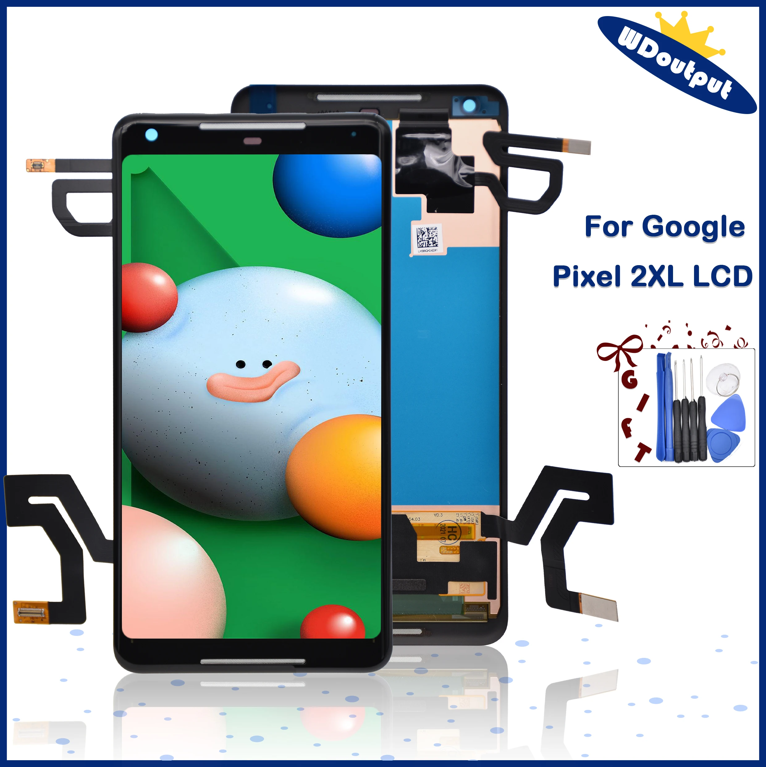 

AMOLED LCD touch screen for Google Pixel 2 XL, 6.0 inch, replacement parts, for Google Pixel 2XL