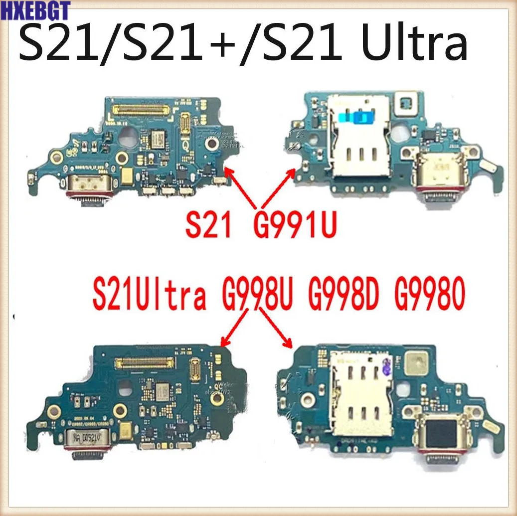 For Samsung Galaxy S21 G9910 G991U G991B/N S20 Ultra G998U G998F G998N S21 Plus G996B USB Charger Charging Port Flex Cable