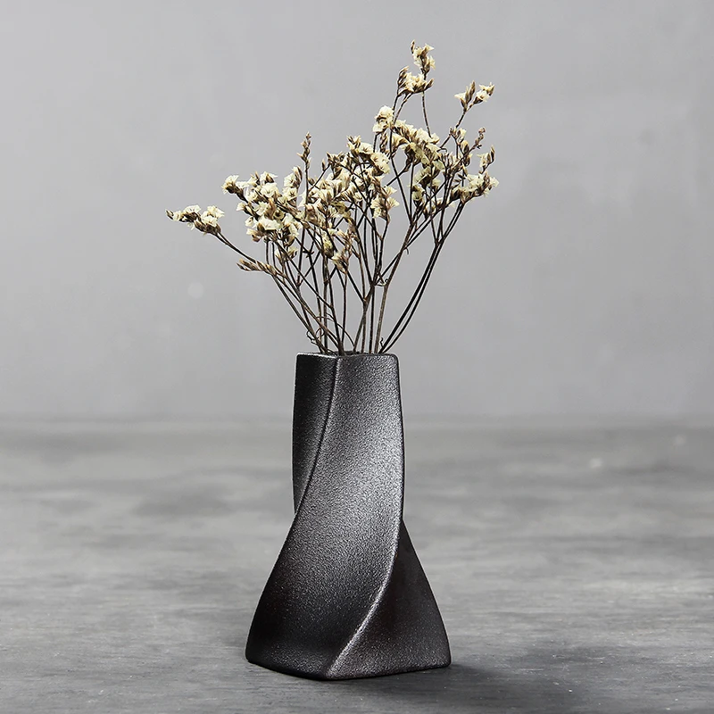 

Vases Ceramic Japanese Home Decoration Accessories Modern Flower Vase Terrarium Living Room Decoration Vases For Flowers