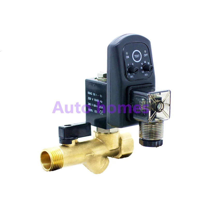 

1/2'' ETD-B Electric timing water solenoid valve Brass 2 way compressor Automatic valve drainage air compresso