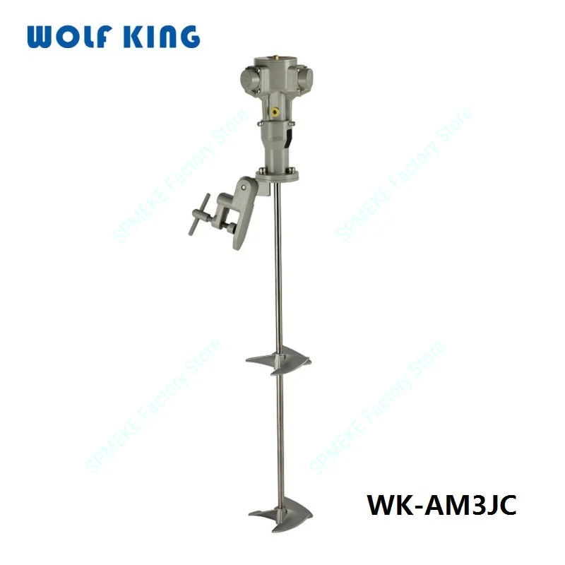 WolfKing WK-AM3 Agitator Machine Series,Paint Mixer,Piston 0.25 HP, Liquid Mixing Stirring Machine,Mini Pneumatic Industrial Mix