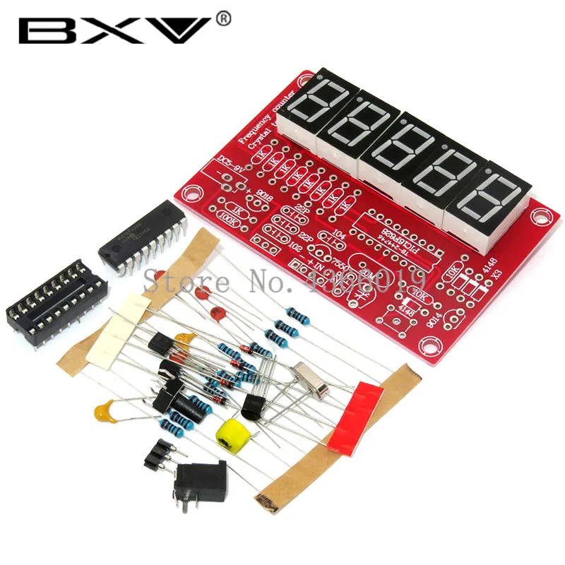 1Hz-50MHz Crystal Oscillator Frequency Counter Tester DIY Kit 5 Digits Resolution new Frequency Meters