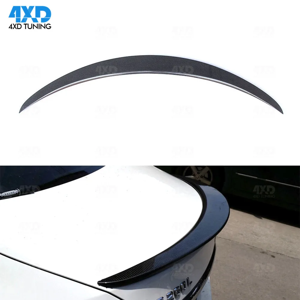 

For Mercedes Carbon Fiber Rear Spoiler Trunk Wing W205 Coupe C200 C300 C180 C Class AMG Style 2014 2015 2016 2017 2018 2019