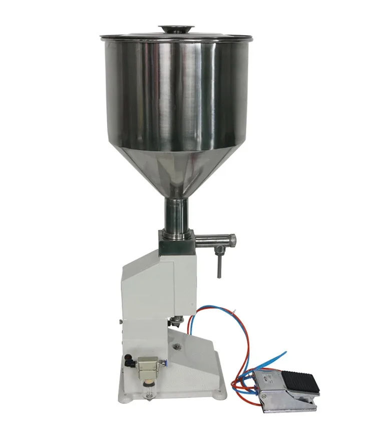 Newest Big Volume Fast Speed Manual Pneumatic Cream Filling Machine Filler For 10-120ML