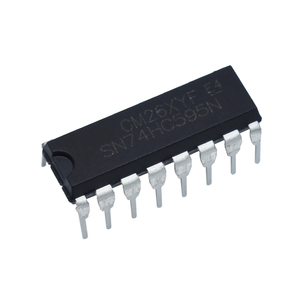 10 sztuk SN74HC595N DIP16 SN74HC595 DIP 74HC595N 74HC595 nowe i oryginalne 8-bitowe rejestry zmiany biegów z 3 rejestrami wyjścia stanu — zdjęcie 3
