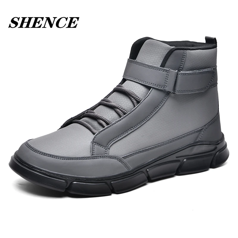 

2021 Winter New Men's Ankel Boots Fashion Casual Tooling Boots Motorcycle Boots Outdoor Hiking Boots Martin Boots Big Size