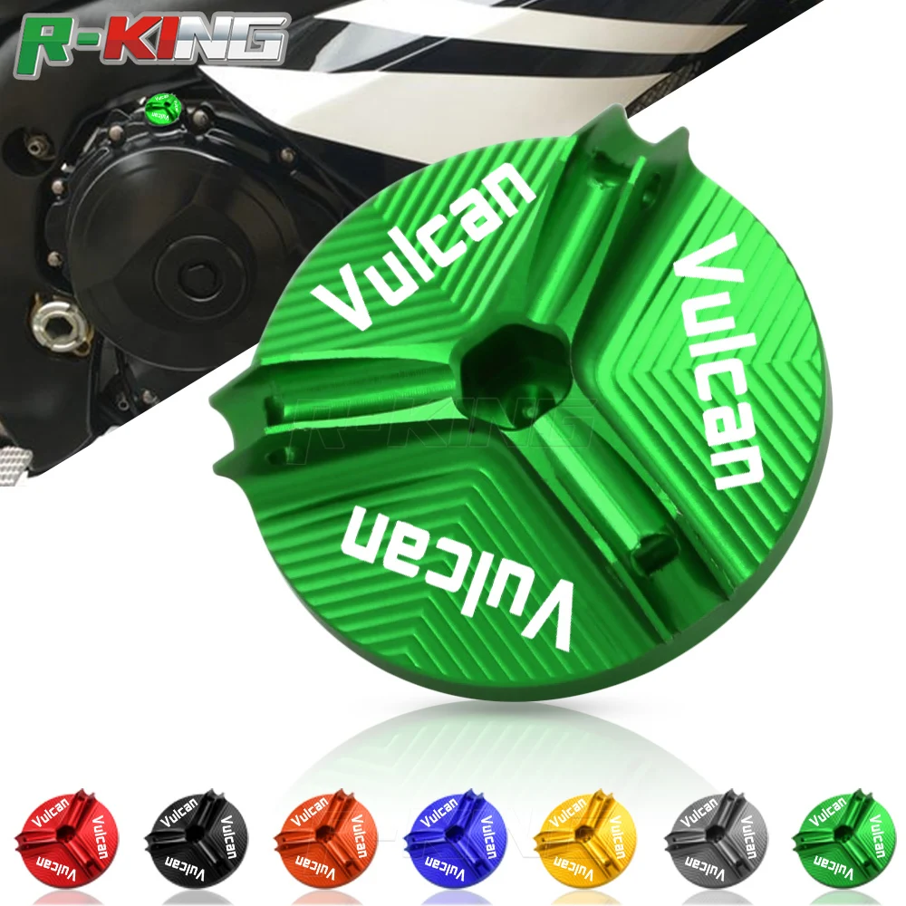 For Kawasaki VN650/VULCAN S 650 2015-2017 2016 VN Motorcycle Engine Oil Cup Cover Oil Filler Drain Plug Sump Nut Cap