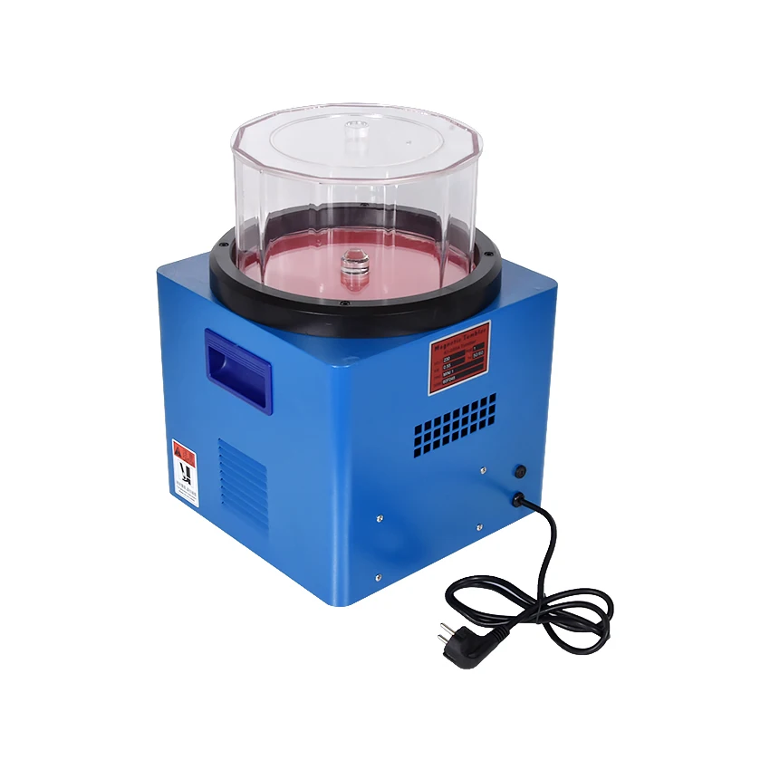 KT-280 Magnetic Tumbler Jewelry Polisher 1100g Ferromagnetic Powerful Magnetic precision parts Polishing Machine 110V/220V