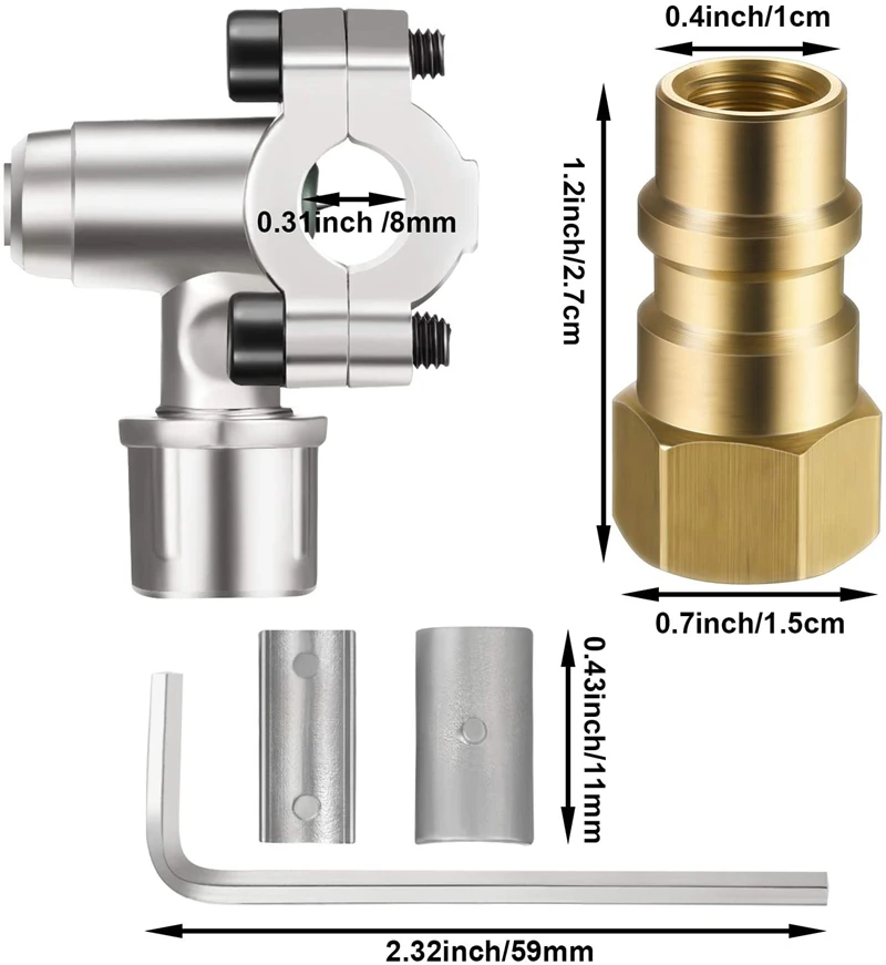 New 2PCS Universal A/C Retrofit Valve with Dust Cap Converts R12 to R134a For 7/16 Inch Low Side Port BPV-31 Replace