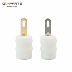 GD-PARTS Ceramica Spille Caps Piastra Tubo Anodo Tappi per FU-29 829 829B FU29 GU32 832 FU32 Vintage Amplificatore Audio FAI DA TE