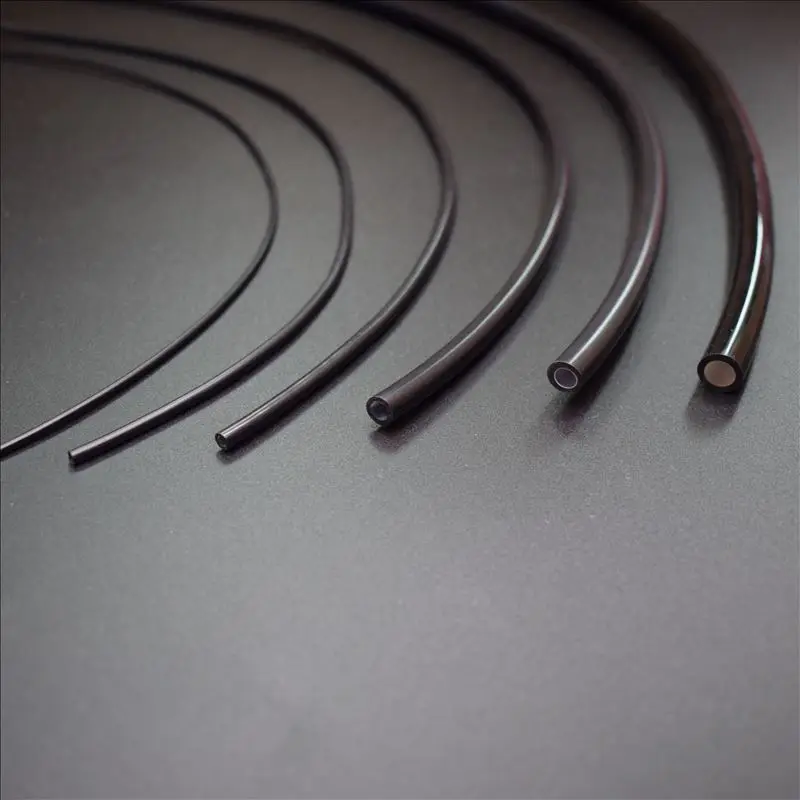 1～100mX Black Cover PMMA End Glow Plastic Optic Fiber Cable Inner 1mm ~ 10mm Diameter For Decorative Lighting