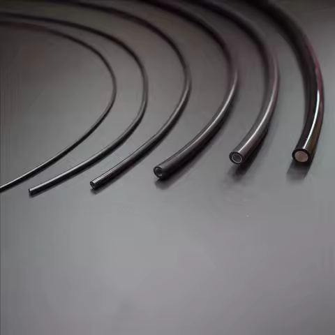 1～100mX Black Cover PMMA End Glow Plastic Optic Fiber Cable Inner 1mm ~ 10mm Diameter For Decorative Lighting