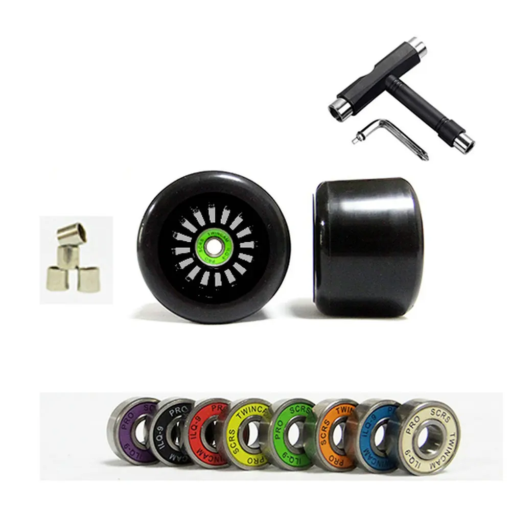 

Fish Plate Long Board Brush Street Road Wheel Four Wheel Skateboard Soft Wheel Shock Absorption 78A 60mm 80*52mm Wheels