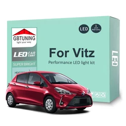 LED Interior Light Bulb Kit For Toyota Vitz 1999-2013 2014 2015 2016 2017 2018 2019 Car Map Dome Reading Lamp Canbus Error Free