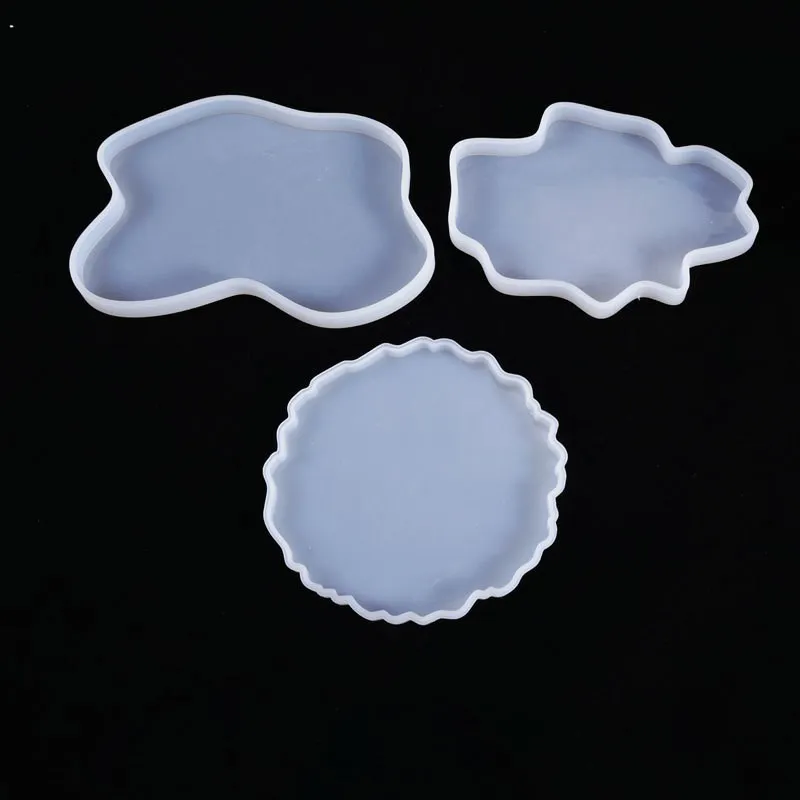 DIY Resin Mold Silicone Coaster Irregular Shaped fruit Silicone Tray Molds Handmade Table Decorative Crystal Epoxy Mold for art