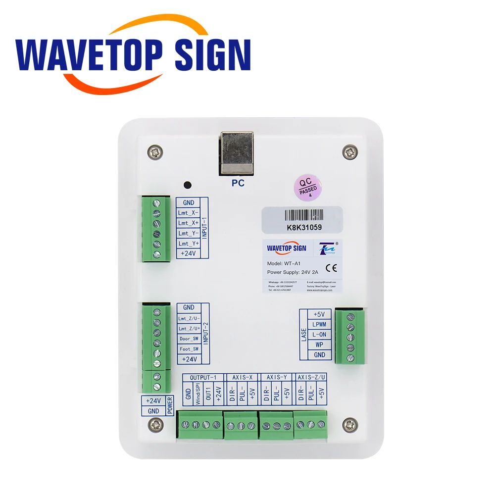 WaveTopSign Co2 Laser Controller System for Co2 Laser Engraving Cutting Machine K40 Laser 3020 6040 Replace Ruida Leetro Trocen