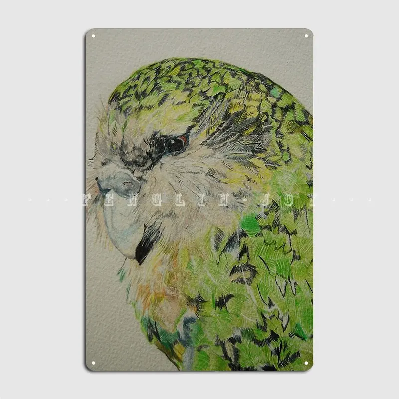 Kakapo Metal Plaque Poster Club Home Club Bar Vintage Wall Decor Tin Sign Poster