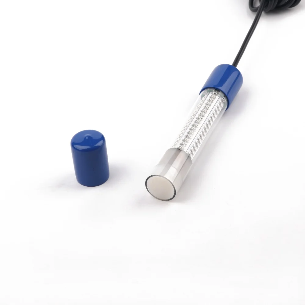DC 12V 15W 180 LED 5M Wire Green White Blue Yellow IP68 LED Fish Attracting Lure Submersible Underwater Fishing Light