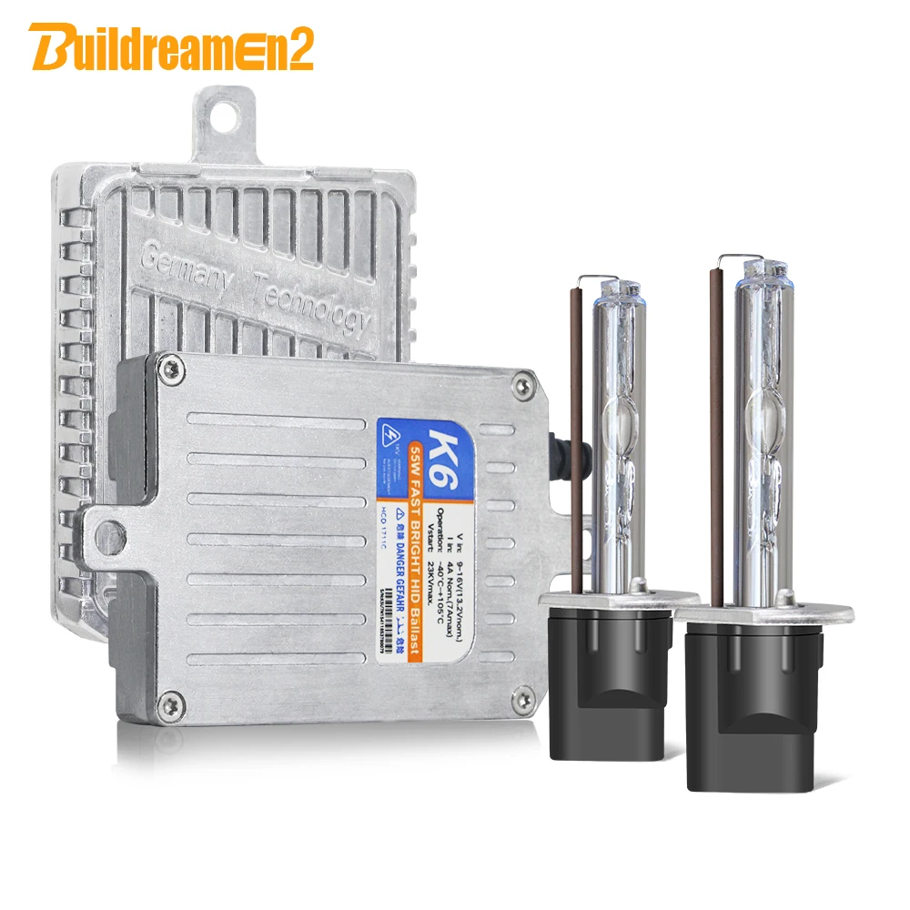 

Buildreamen2 H1 H7 H3 H8 H11 9005 9006 9012 881 Car Headlight HID Xenon Light Kit AC 55W 3000K-8000K 12V Auto Headlamp Fog Light