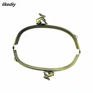 Antique Bronze Kaninchenkopf Metall -Bag -Rahmen, Ambossing -Bogen, Kuss -DIY -Bag -Zubehör, 12,5 Zentimeter, 1 PC 8 Hauptverkäufe Coelho Bronze - №5