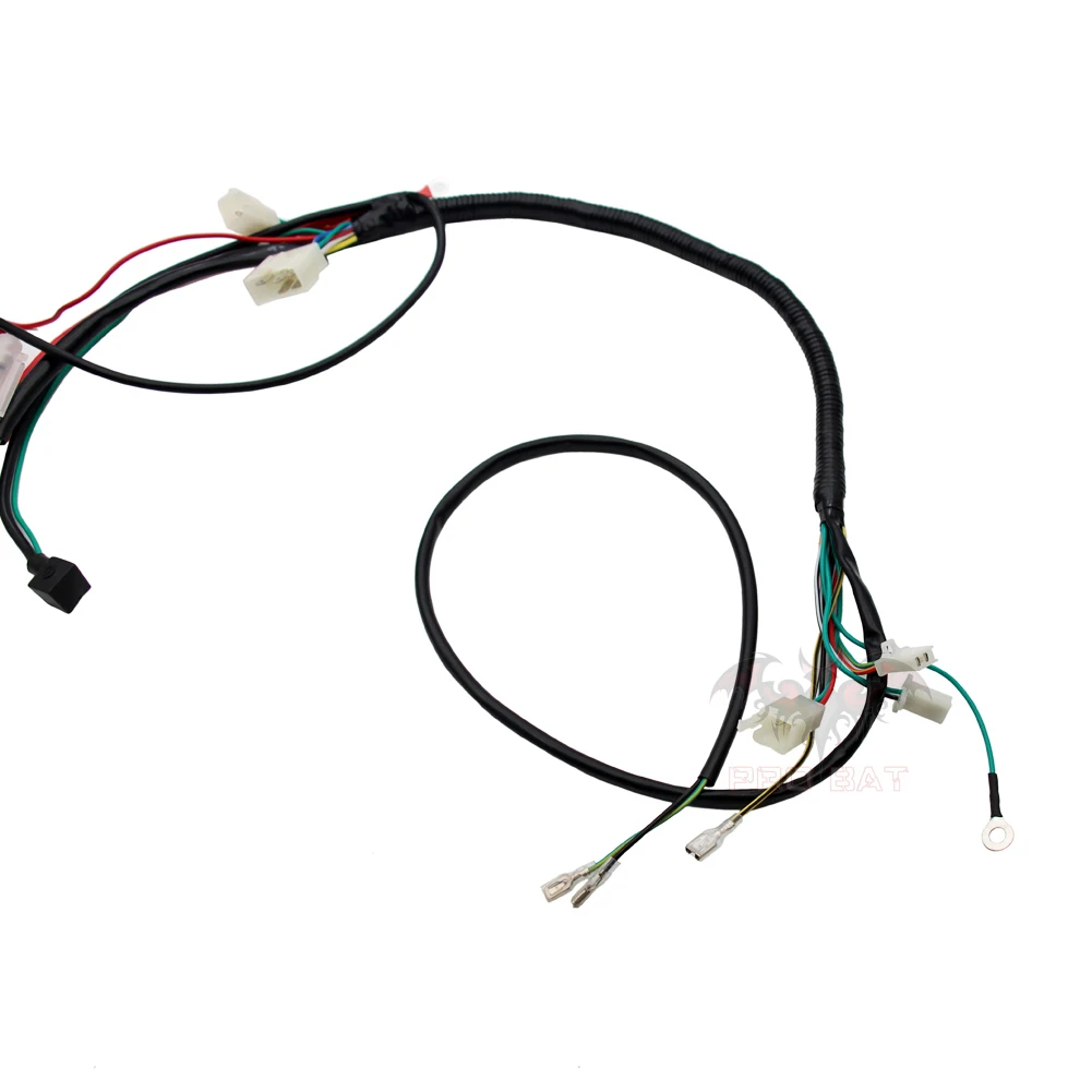 QUAD WIRING HARNESS & Multi-functional ATV Switch CB CG 150cc 200cc 250cc Chinese Electric Start Loncin Zongshen Ducar Lifan