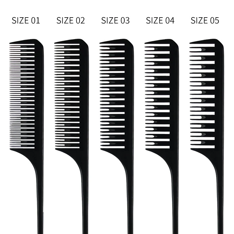 1PC Hairdressing Comb Pointed-tail Comb Highlighting Hair Comb Hair Salon Hair Salon Barber Shop Anti-Static Hair Cutting Comb