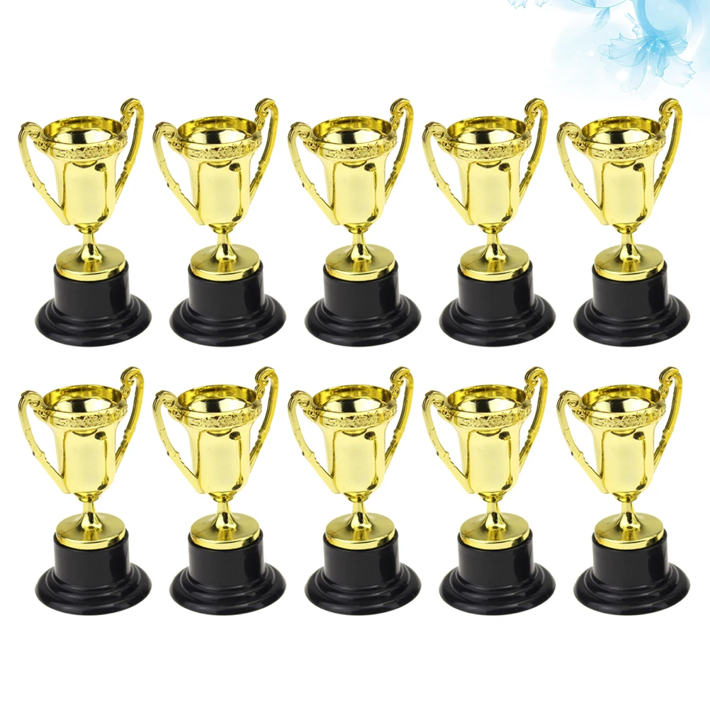 10PCS Plastic Trophy Awards Sport Competition Craft Souvenirs Gift Girls Baby Girl Softball Gifts Trophies for Children Early