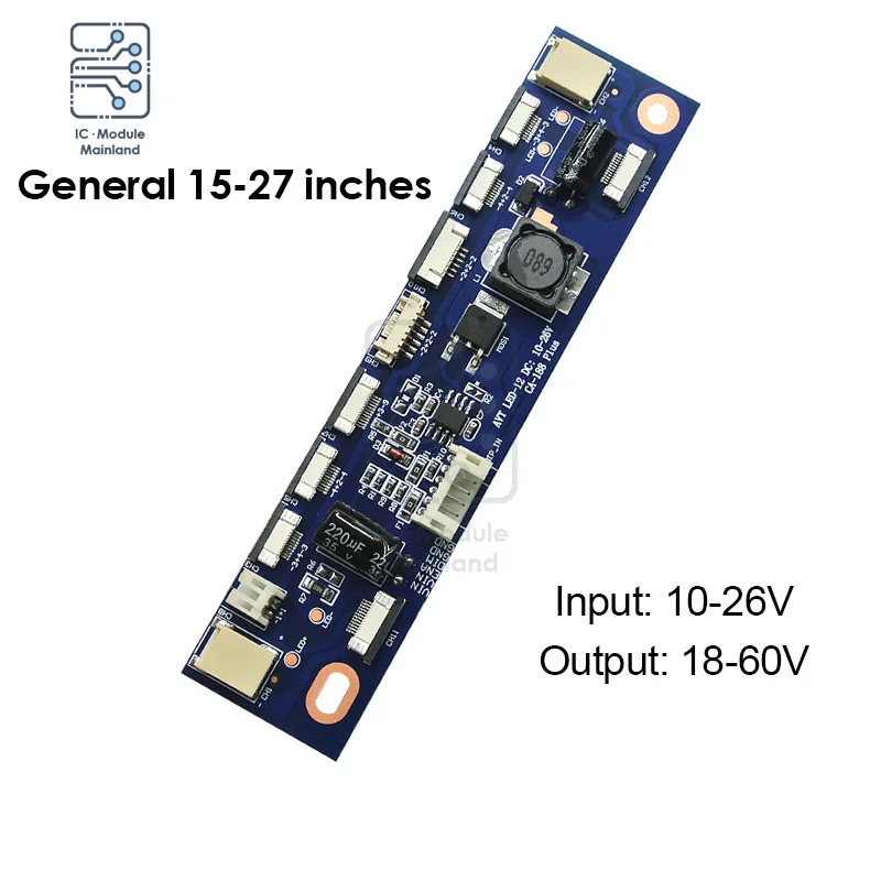 Onduleur multifonction CA-188 pour rétro-éclairage LED, courant Constant, carte de commande, 12 connecteurs, testeur de bande LED, Standard