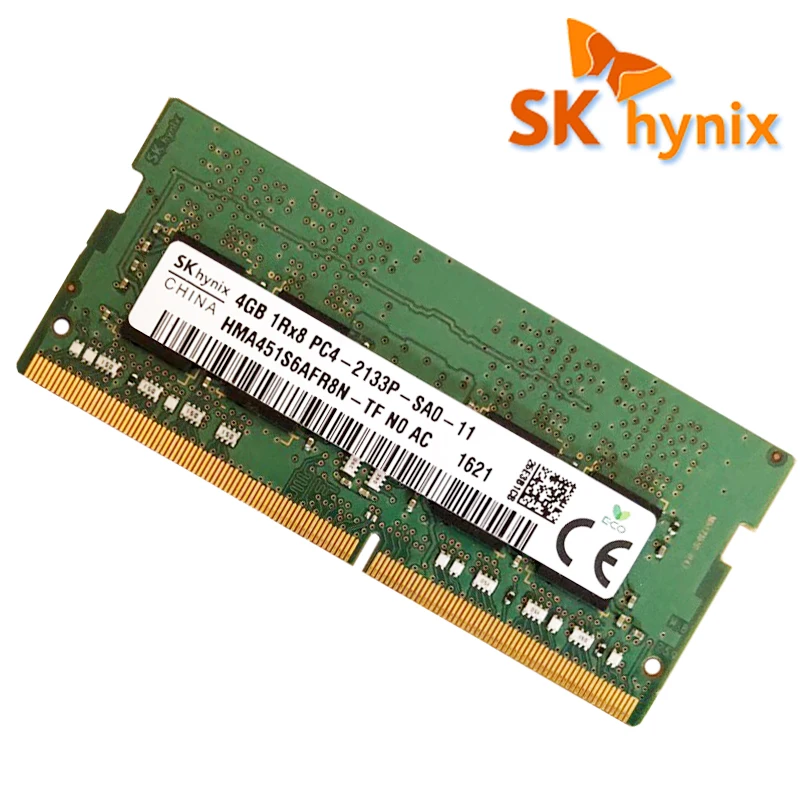 Memória original ddr4 4g 2133p ram pc4 4g 8g 16g 32g do apoio da memória do portátil de sodimm de sk hynix ddr4 4gb 2133mhz