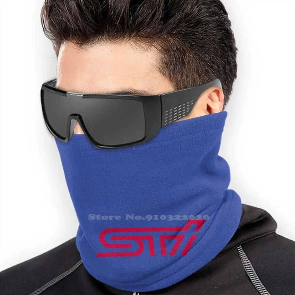 Sti Logo Wr Blue Pearl Breathable Soft Cotton Mouth Masks Mitsubishi Rally Ralliart To Sb Lancer Evo Evolution Mcrae Galli Wrc