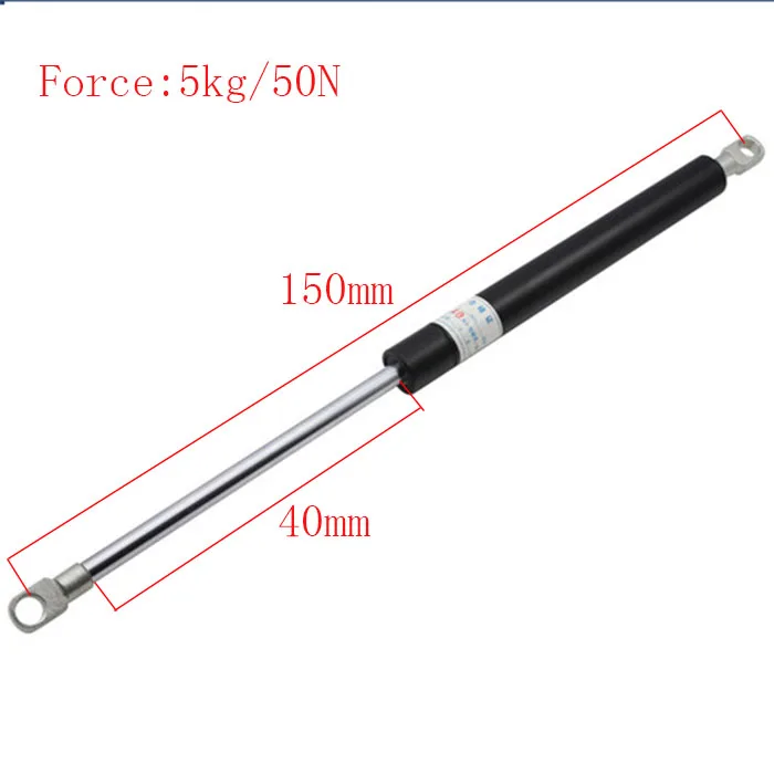 Free shipping 150mm central distance, 40 mm stroke, pneumatic Auto Gas Spring, Lift Prop Gas Spring Damper