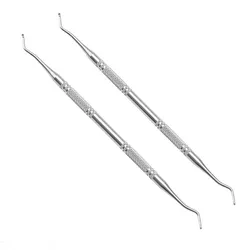 1pc Stainless Steel 2 Way Multifunction Nail Art Spoon Cuticle Dead Skin Pusher Groove Pick DIY Manicure Pedicure Tools