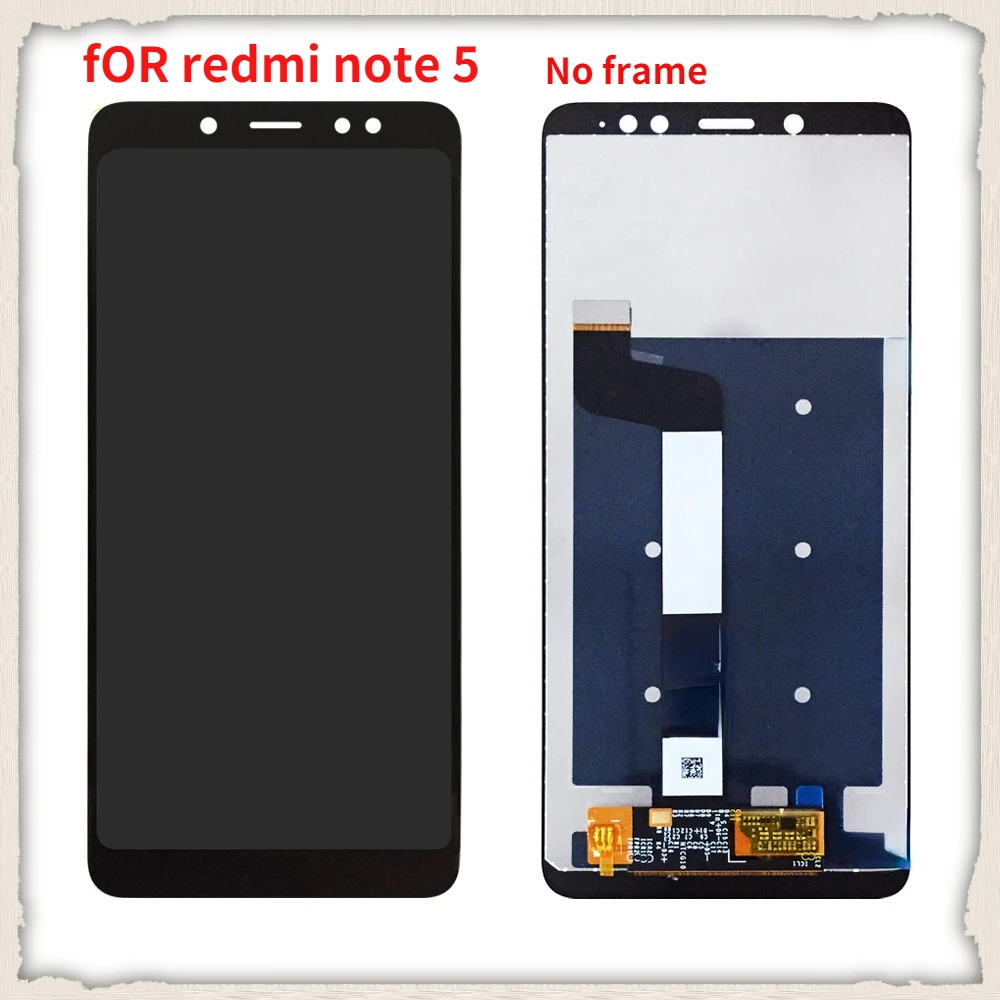 

Для Xiaomi Redmi Note 5 Pro ЖК-дисплей экран Рамка Замена для Redmi Note 5 LCD Snapdragon 636