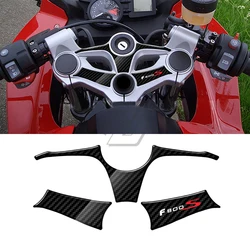 Canesú Triple superior de aspecto de carbono 3D, defensor, para BMW Motorrad F800S 2007-2010