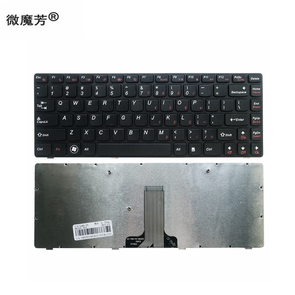 US Black New English laptop keyboard For Lenovo For FLEX14A For FLEX14g 14D G405 G405A G405AM G405G G400AT G400AM G405S Z410