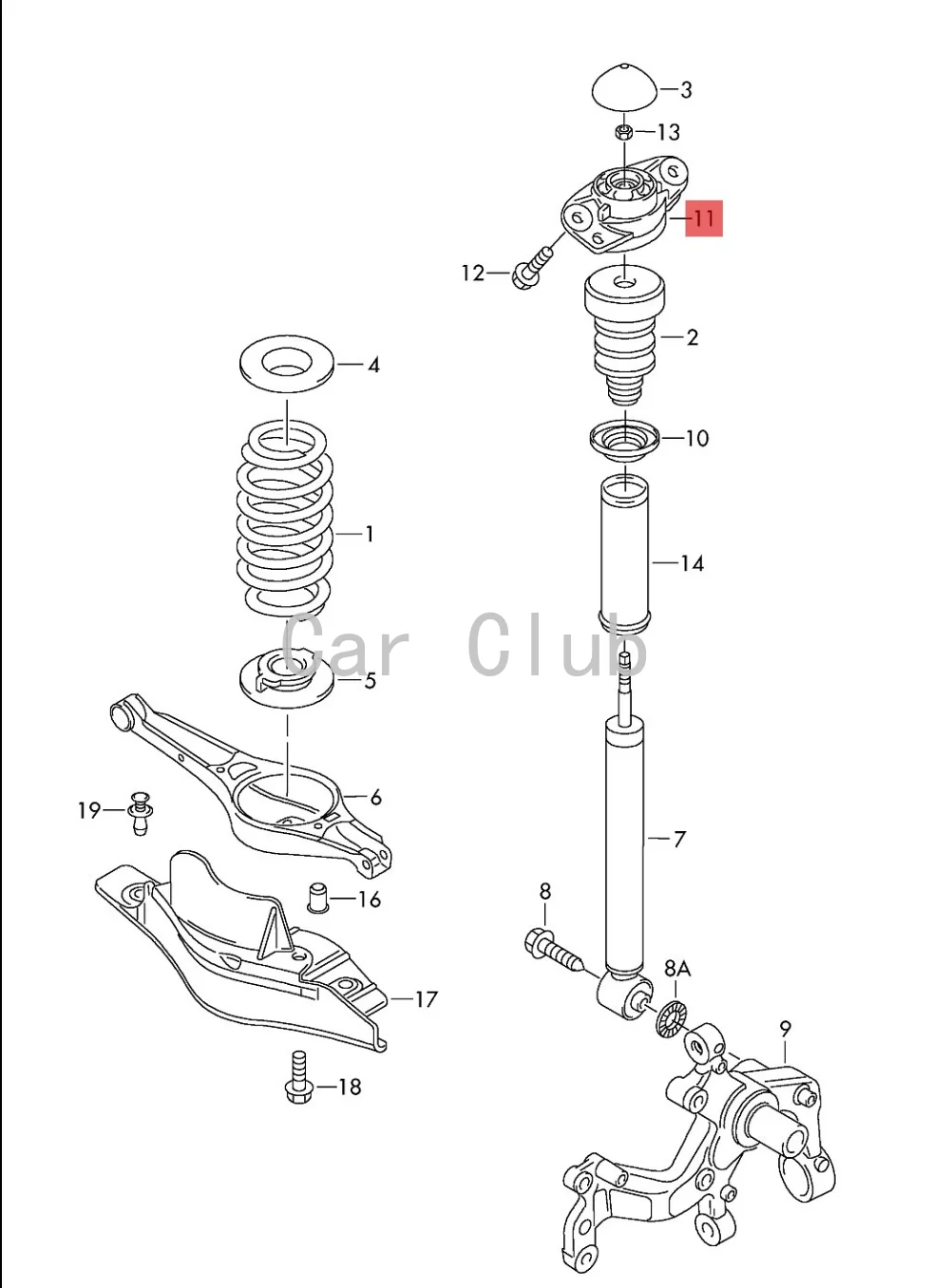 Engine Motor Transmission Mount Kit rear reduction aluminum mount 1K0513353J 1K0513353H for V W Golf Jetta Skoda Jingrui Audi A3