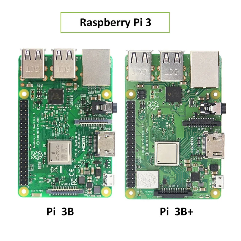 Original Raspberry Pi 3 Model B Plus/Raspberry 3 Model B Board 14GHz 64-bit Quad-core ARM Cortex-A53 CPU with WiFi