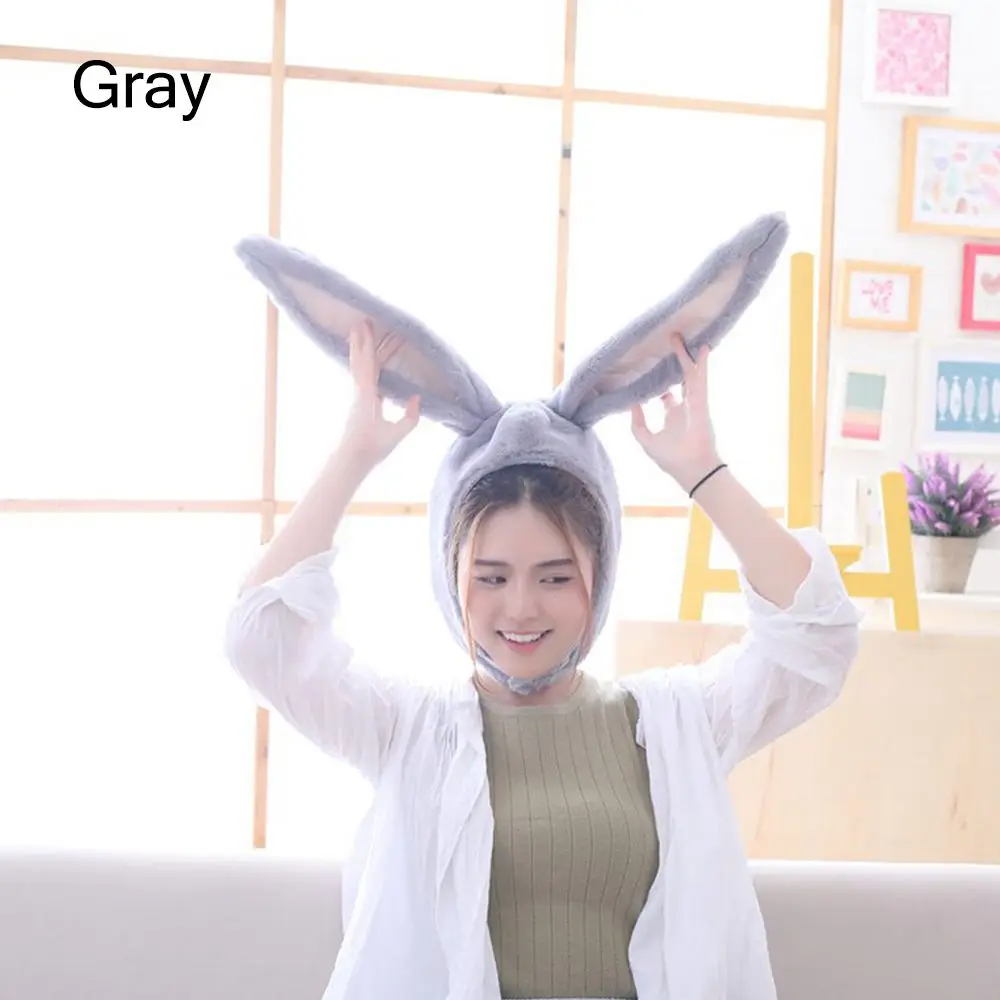 Women Girls Head Warmer  Bunny Ears Hat Rabbit Hat Photography Props Holiday Party Favors Hat