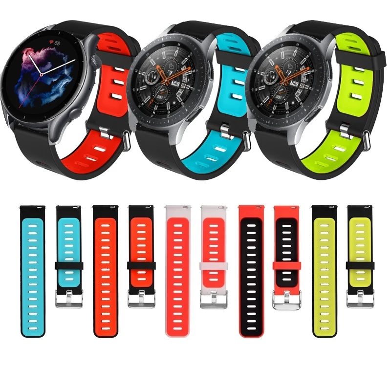 

silicone WatchBands for Samsung Galaxy Watch 45mm Band for Samsung Galaxy 46mm replacement Sports Watches wristStrap hot sale